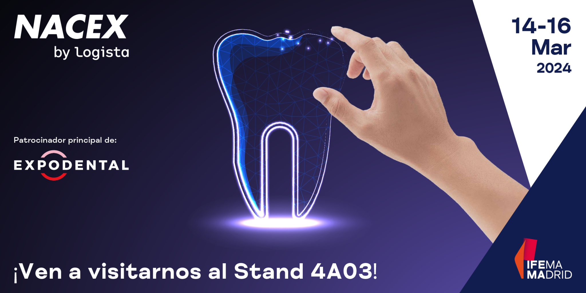 NACEX patrocina el evento líder del sector dental Expodental 2024