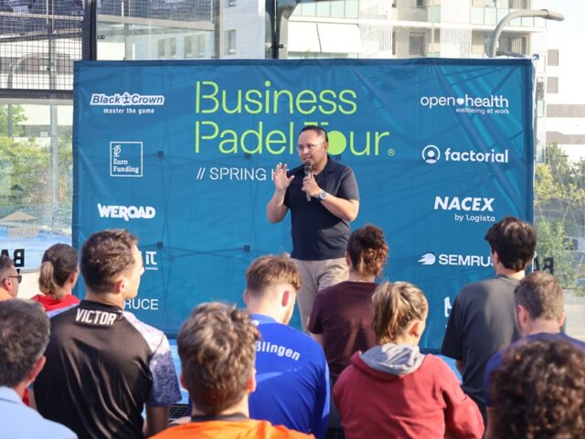 NACEX patrocina el último afterwork de Business Padel Tour en Barcelona