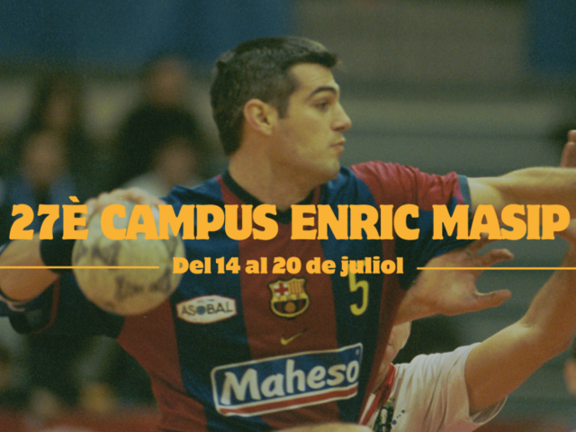 ¡Participa en el sorteo de inscripciones para el Campus Enric Masip de balonmano!