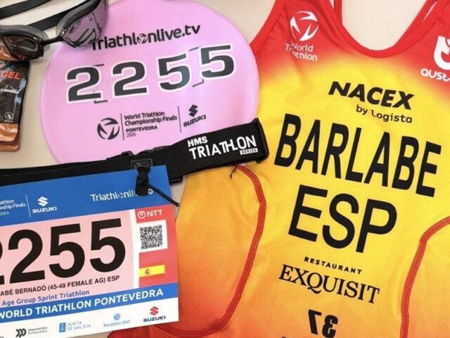 Elena Barlabé, 13ª del mundo en el grupo de edad 45-49 del Campeonato de Triatlón de Pontevedra