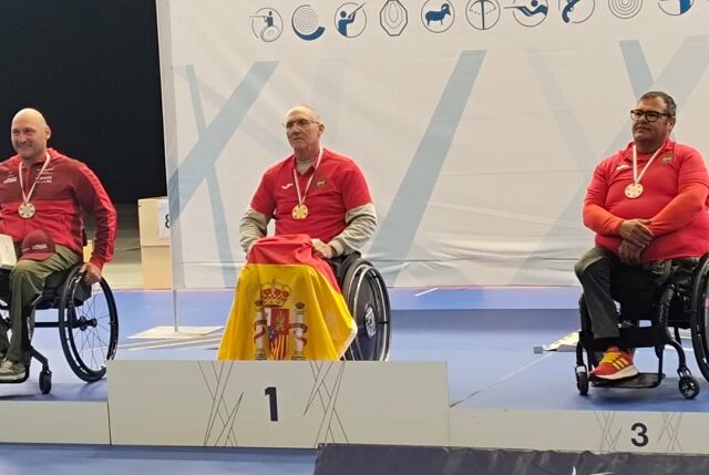 Seguimos apoyando al campeón de tiro para deportivo Pedro Gómez Albendea 
